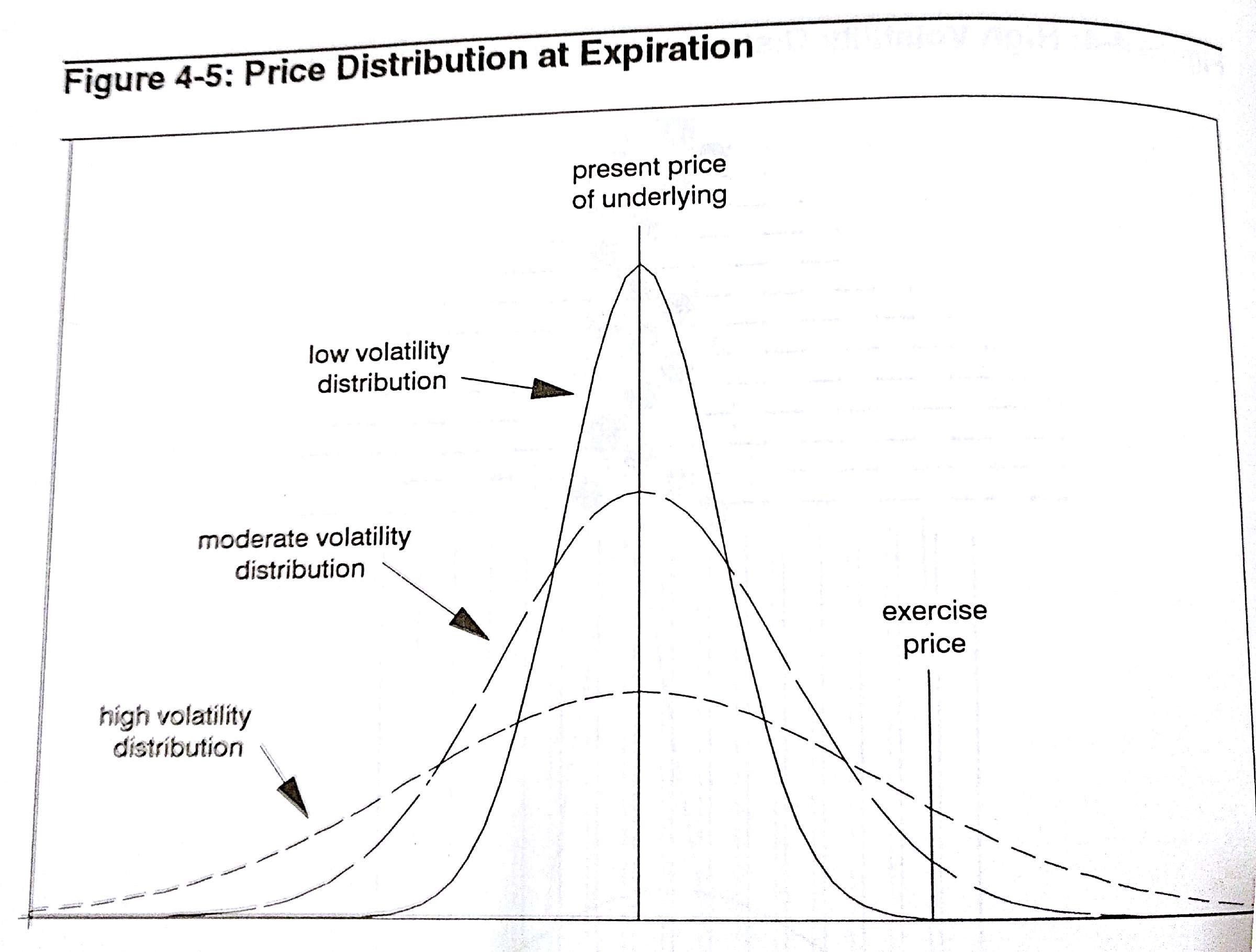 Price distribution at expiration